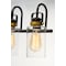 Maxim Lighting Magnolia 5-Light 32" Wide Bronze / Gold Vanity Light 30173CLBZGLD - alternate 2